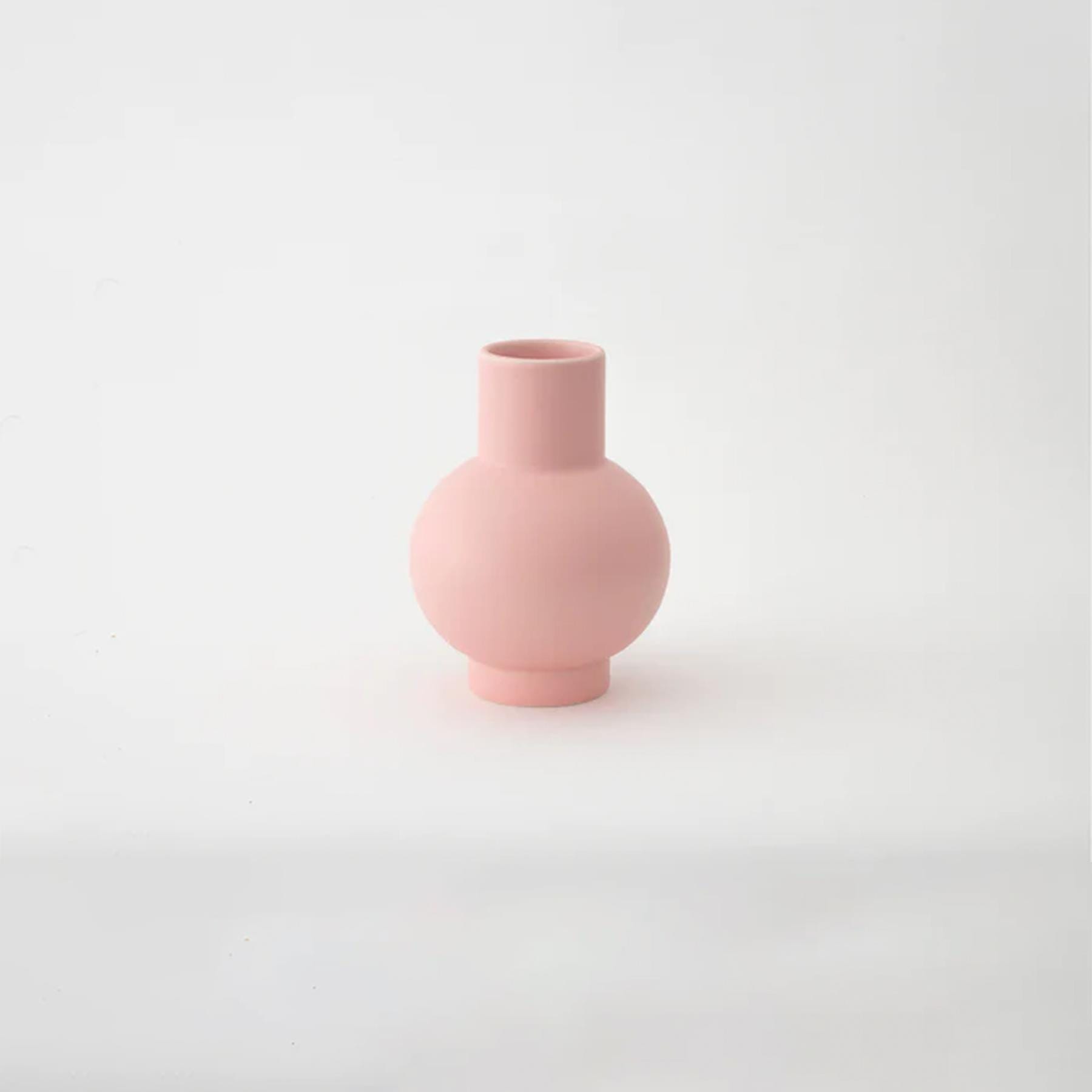 Strom Vase Coral Blush Small Earthenware Pink