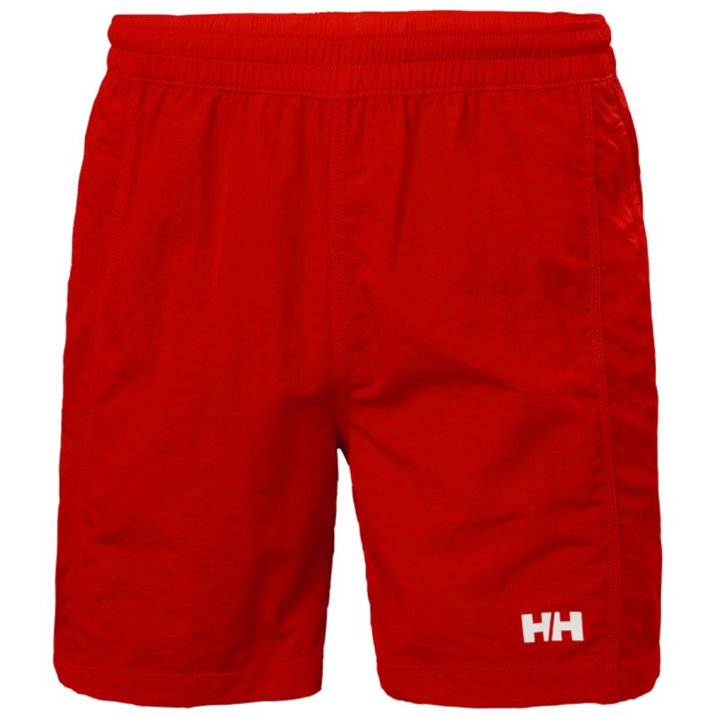 helly hansen mens calshot trunk shorts - red