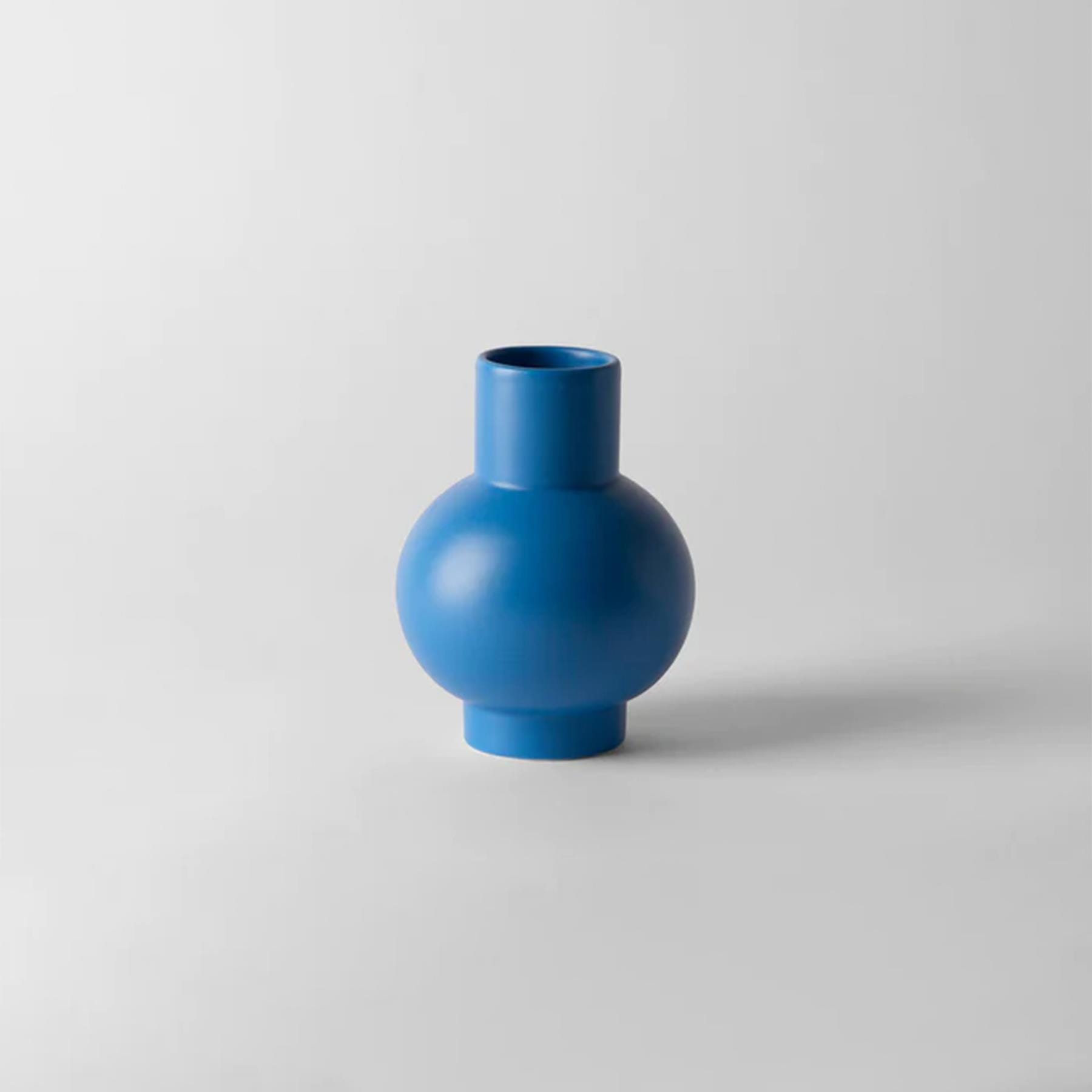 Strom Vase Electric Blue Small Earthenware Blue