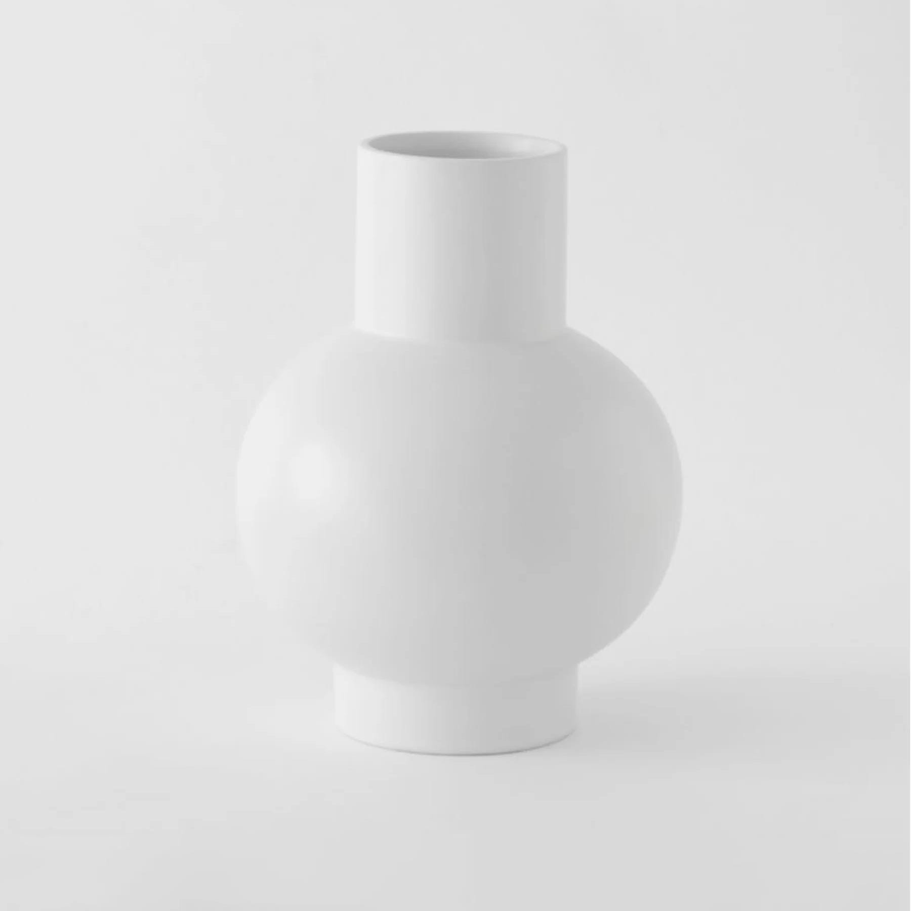 Strom Vase Vaporous Grey Extra Large Earthenware Grey