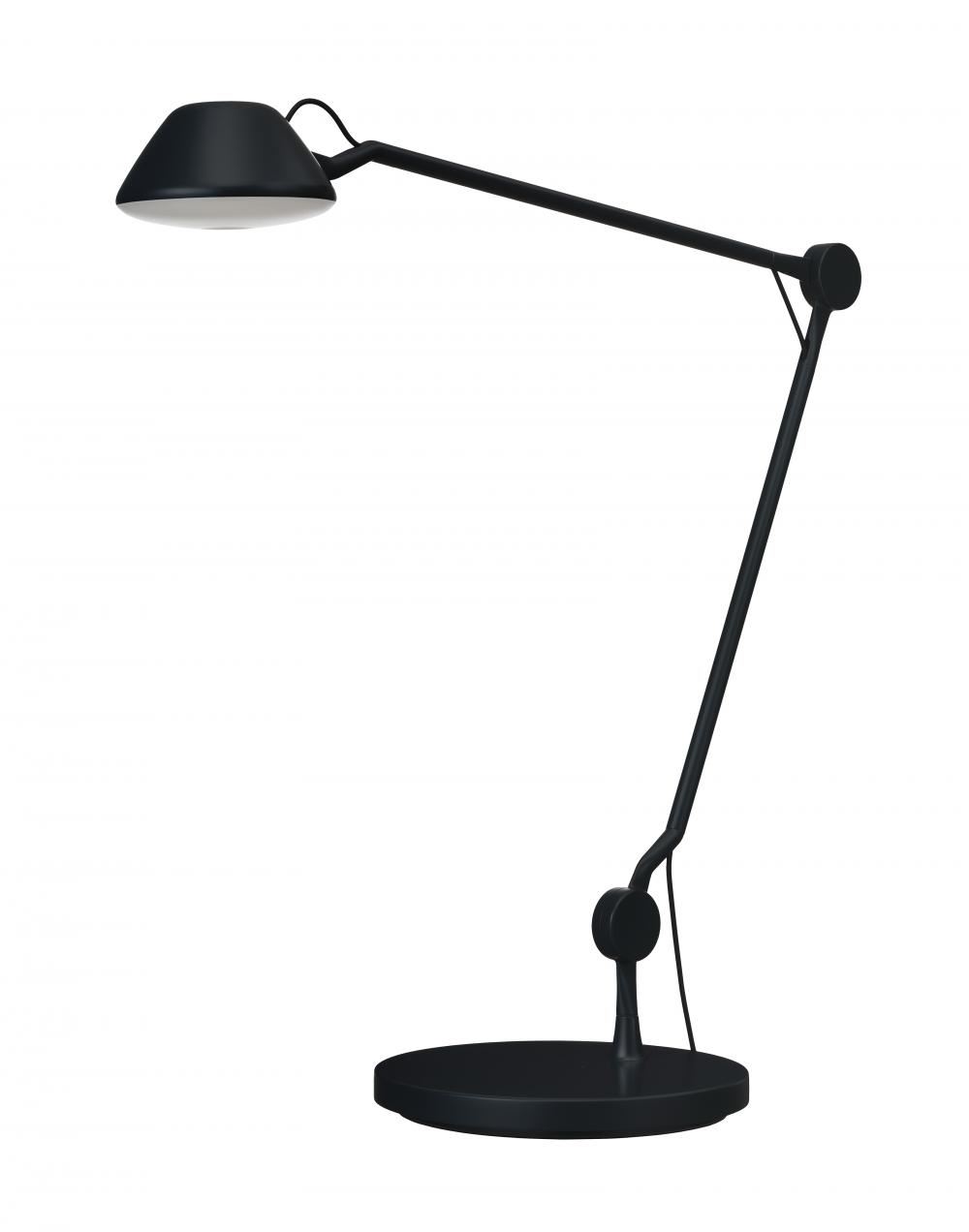 Aq01 Table Light Black Matt Lacquer