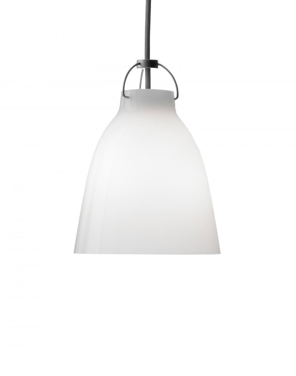 Fritz Hansen Caravaggio Opal Glass Pendant P1 White Designer Pendant Lighting