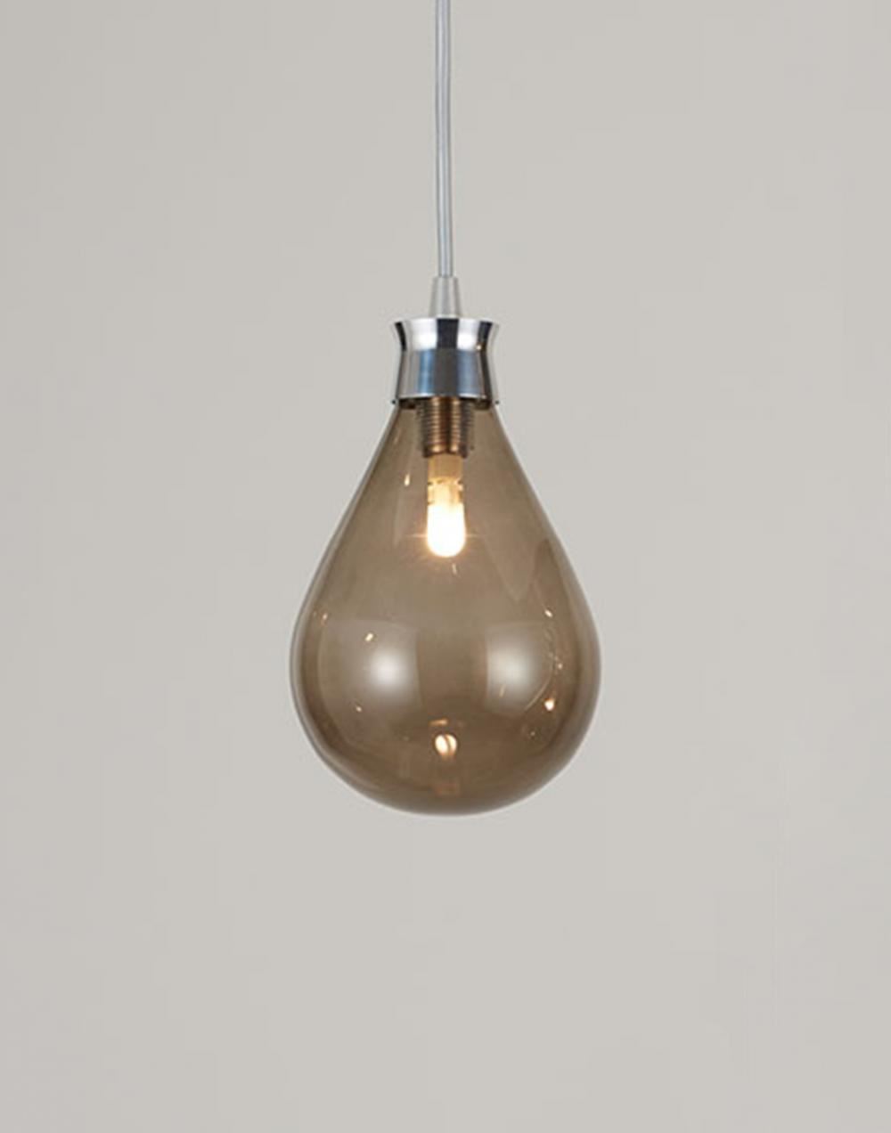 Tom Kirk Lighting Cintola Pendant Polished Aluminium Bronze Silver Designer Pendant Lighting