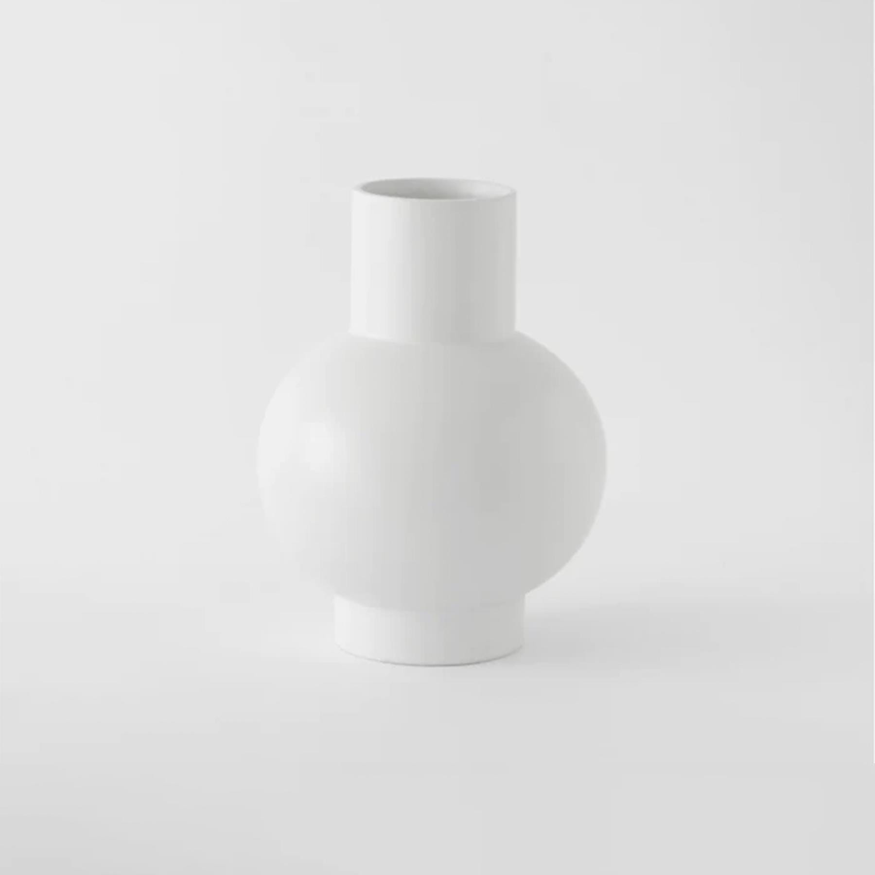 Strom Vase Vaporous Grey Large Earthenware Grey