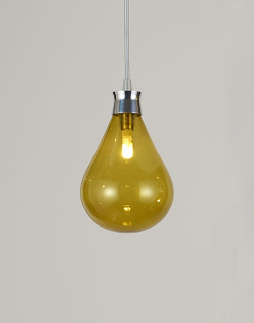 Tom Kirk Lighting Cintola Pendant Polished Aluminium Olive Silver Designer Pendant Lighting