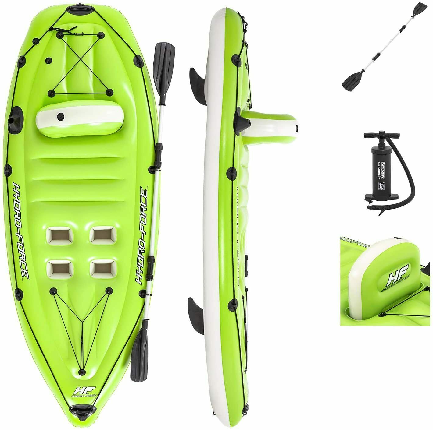 Hydro-Force Koracle Inflatable Fishing Kayak