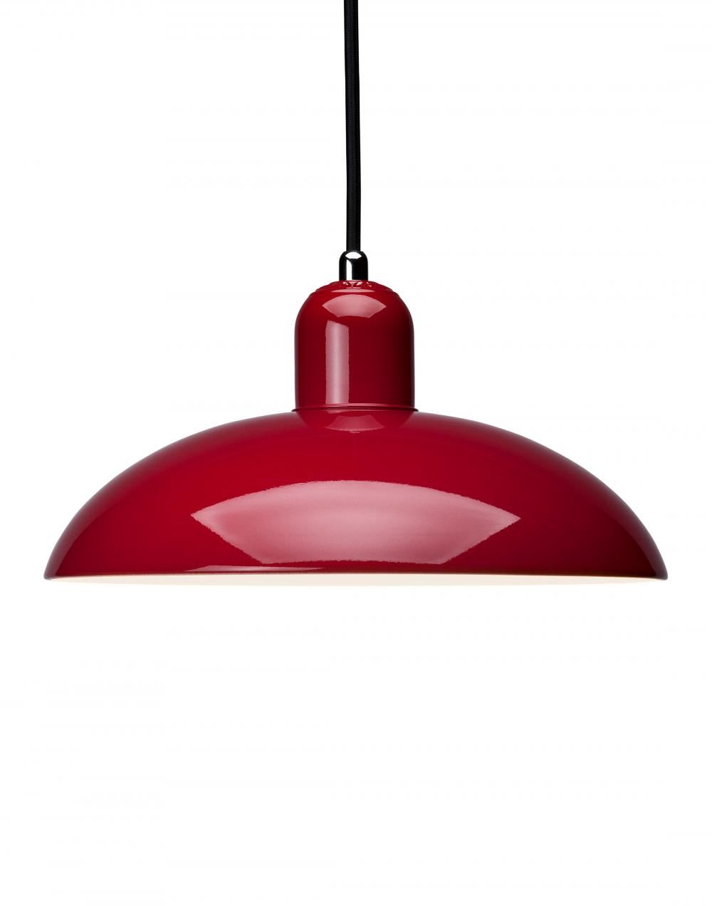 Fritz Hansen Kaiser Idell Pendant Ruby Red Designer Pendant Lighting