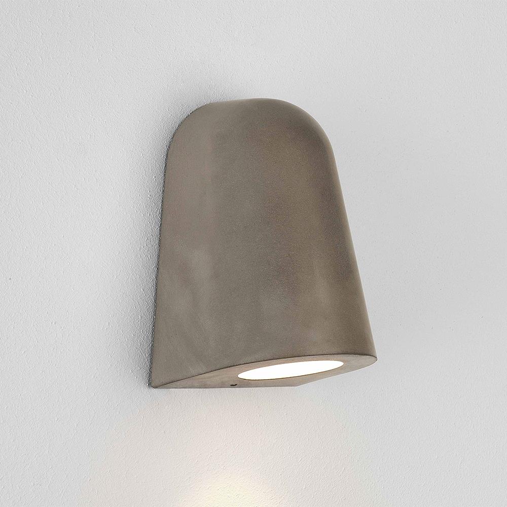 Mast Smooth Exterior Wall Light Coastal Concrete