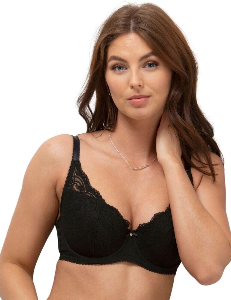 Give your bust a perfect shape with this padded balcony bra from the Opera range at Charnos. The full cups are underwired with Powermesh wings and a side bone for ultimate support for fuller busts. It features a beautiful lace top cup and spot mesh bottom cup for added femininity.  Effortless yet stylish design Padded, underwired cups Powermesh wings with side bone Lace and mesh detailing Fully adjustable straps Hook and eye closure Composition: 56% Polyamide &pipe; 23% Polyester &pipe; 12% Cotton &pipe; 9% Elastane Listed in UK sizes  47835-87170-1170975 182304 Balcony Bra
