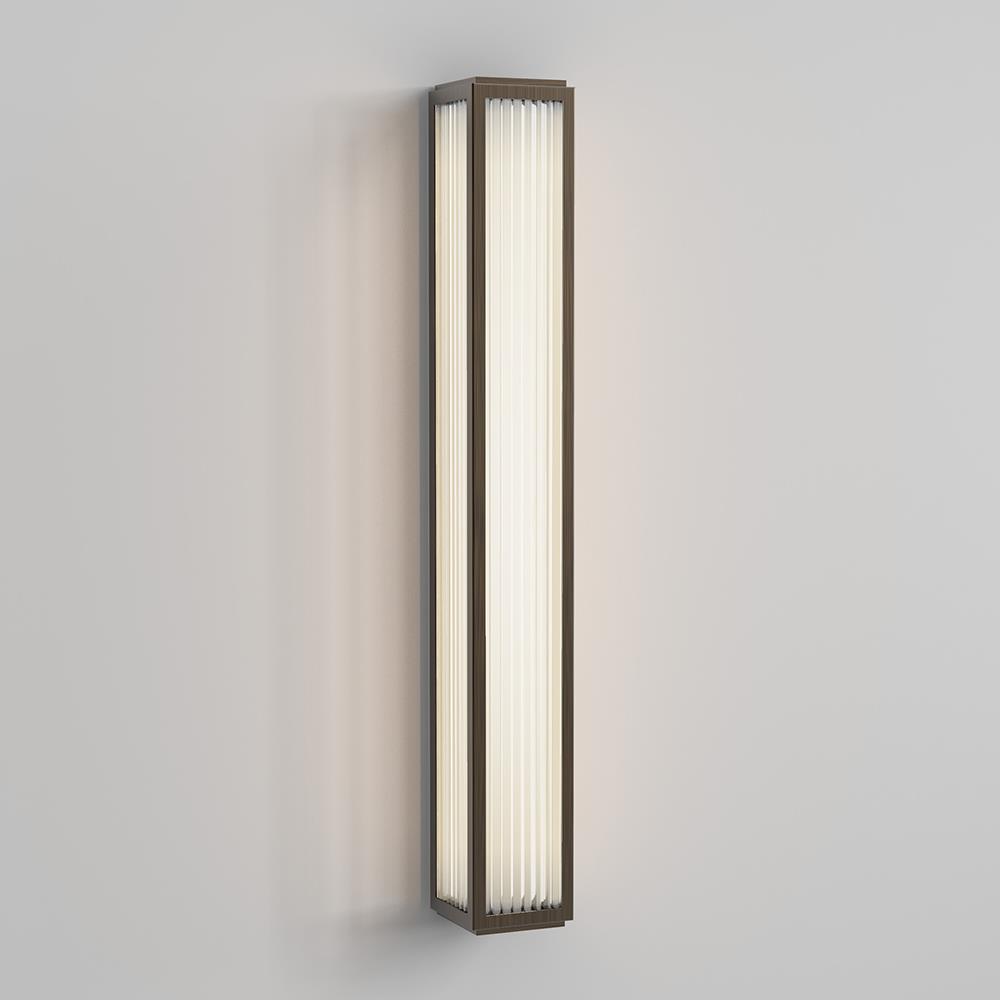 Boston Bathroom Wall Light 600 Bronze