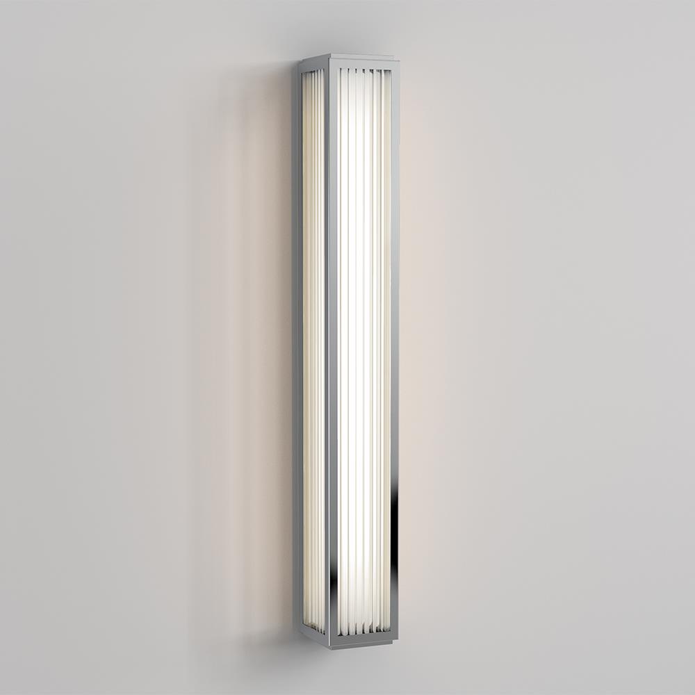 Boston Bathroom Wall Light 600 Chrome