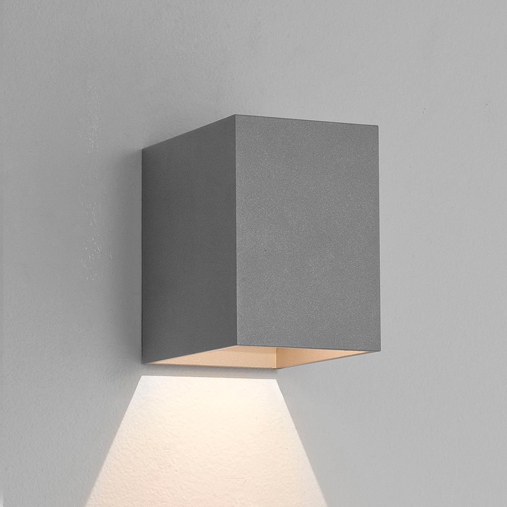 Oslo Led Wall Light Oslo 100 Up Or Down Light Textured Grey