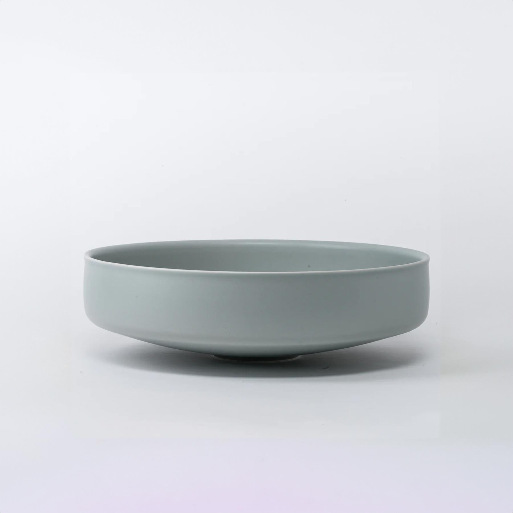 Alev Bowl 01 Misty Grey Large Earthenware Grey