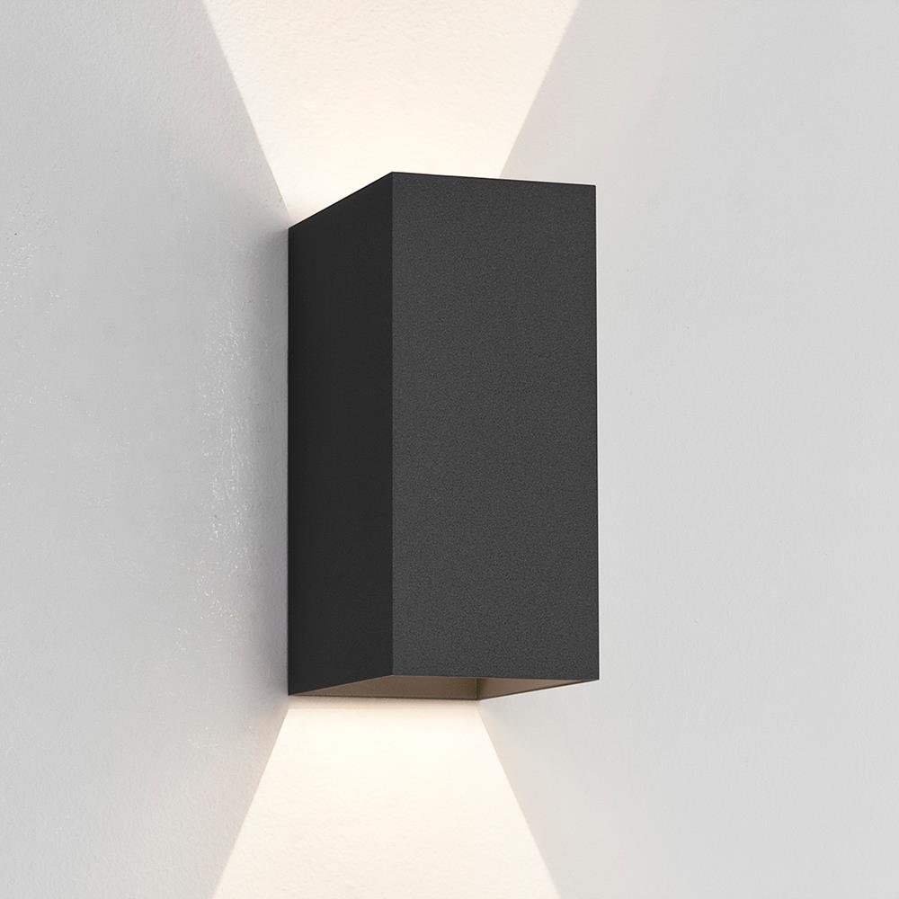 Oslo Led Wall Light Oslo 160 Up And Down Light Textured Black Outdoor Lighting Outdoor Lighting White
