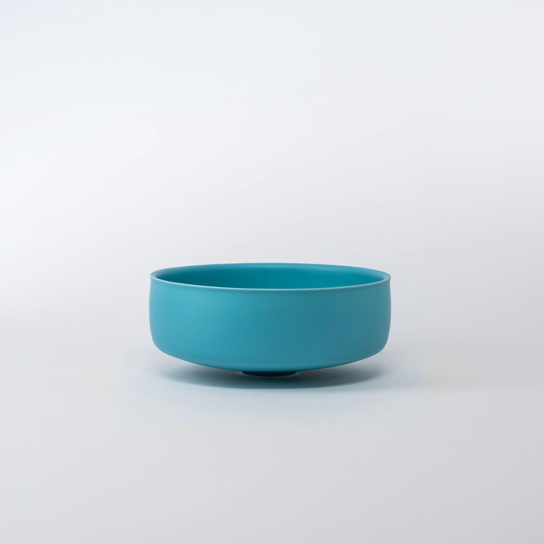 Alev Bowl 01 Azure Blue Small Earthenware Blue
