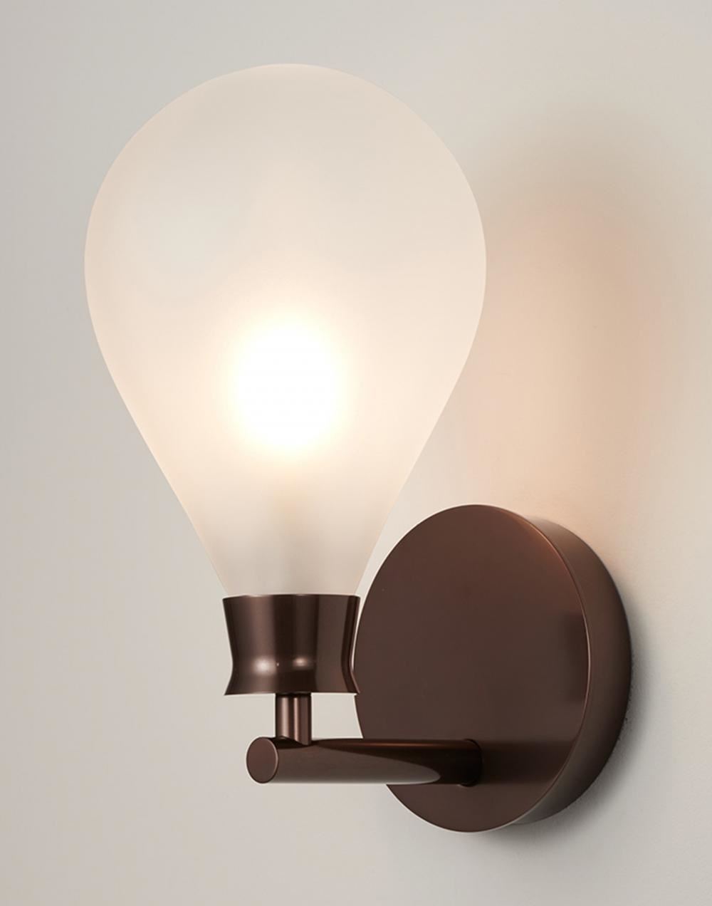 Cintola Wall Light Satin Bronze Frosted