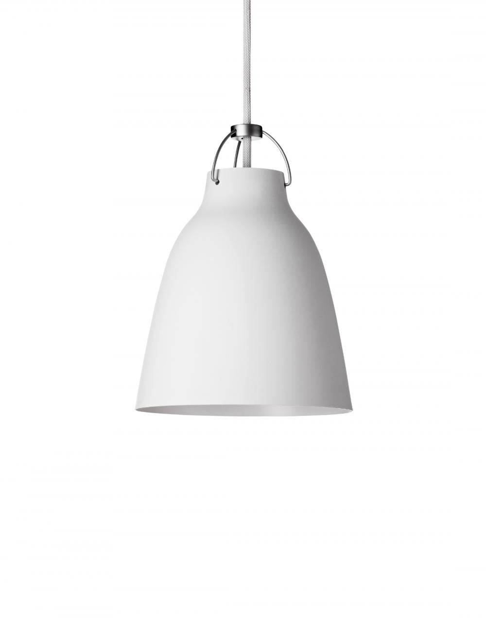 Fritz Hansen Caravaggio Matt Metal Pendant P1 White Designer Pendant Lighting