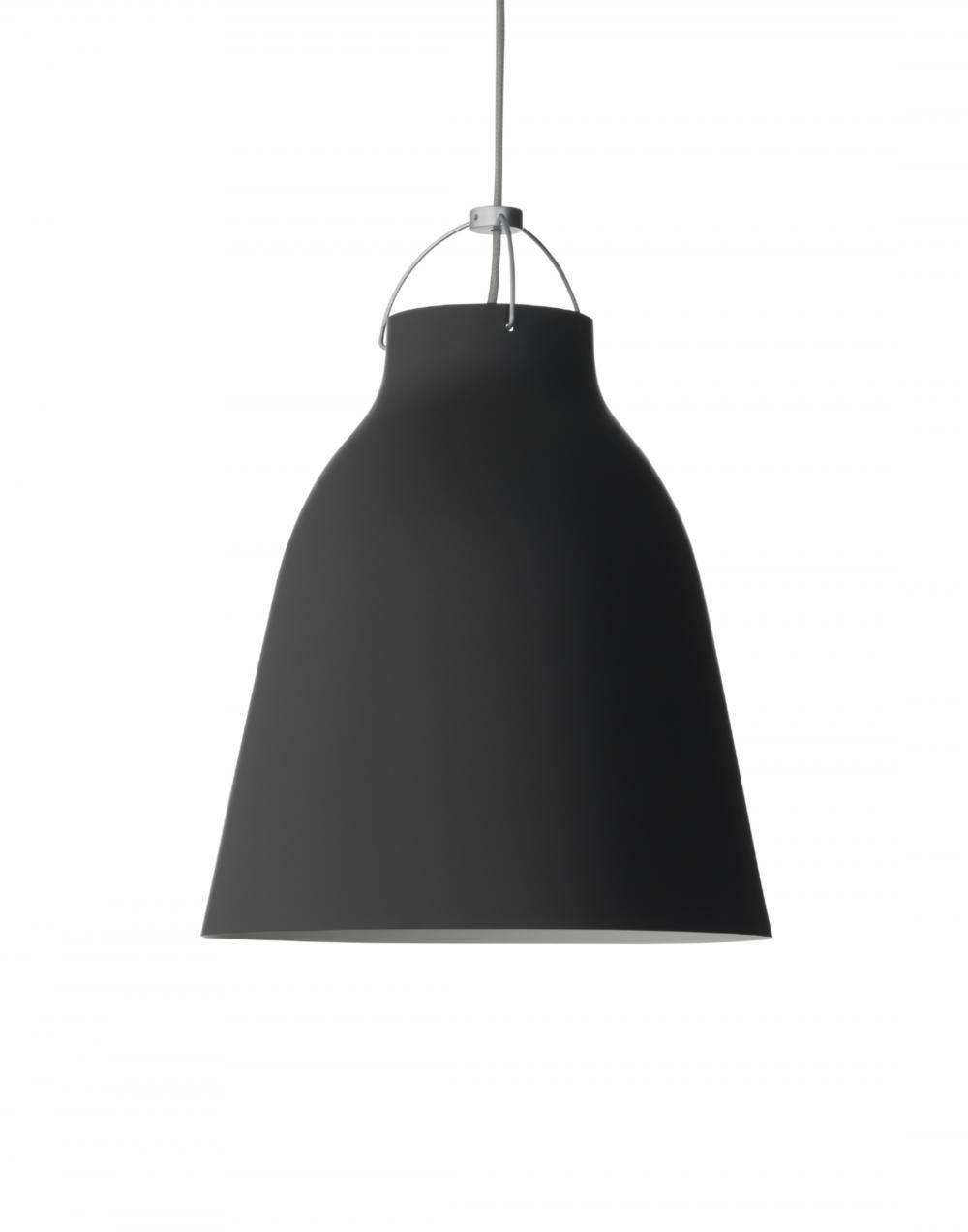 Fritz Hansen Caravaggio Matt Metal Pendant P2 Black Designer Pendant Lighting