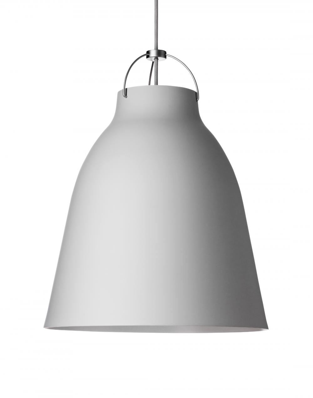 Caravaggio Matt Metal Pendant P3 Light Grey 25