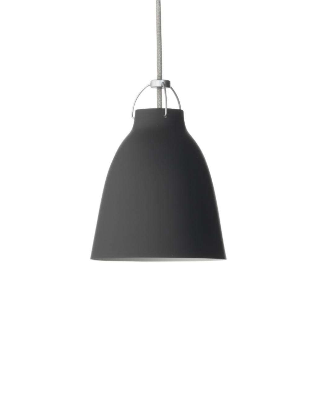 Fritz Hansen Caravaggio Matt Metal Pendant P1 Black Designer Pendant Lighting