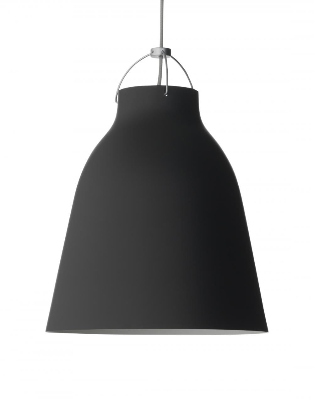 Fritz Hansen Caravaggio Matt Metal Pendant P3 Black Designer Pendant Lighting