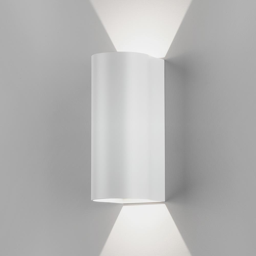 Dunbar Wall Light Large Up Down White