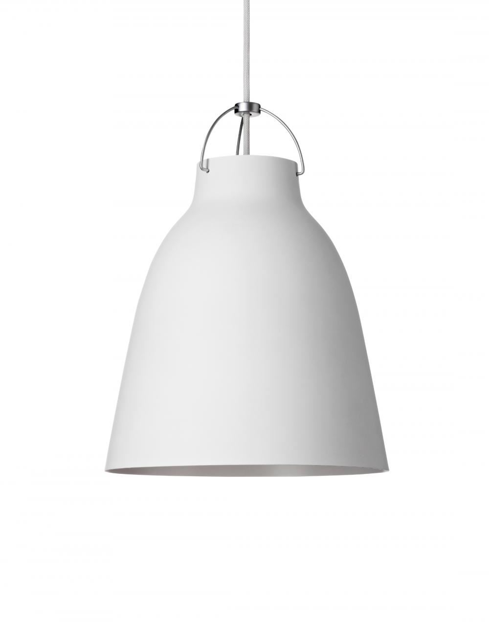 Fritz Hansen Caravaggio Matt Metal Pendant P2 White Designer Pendant Lighting