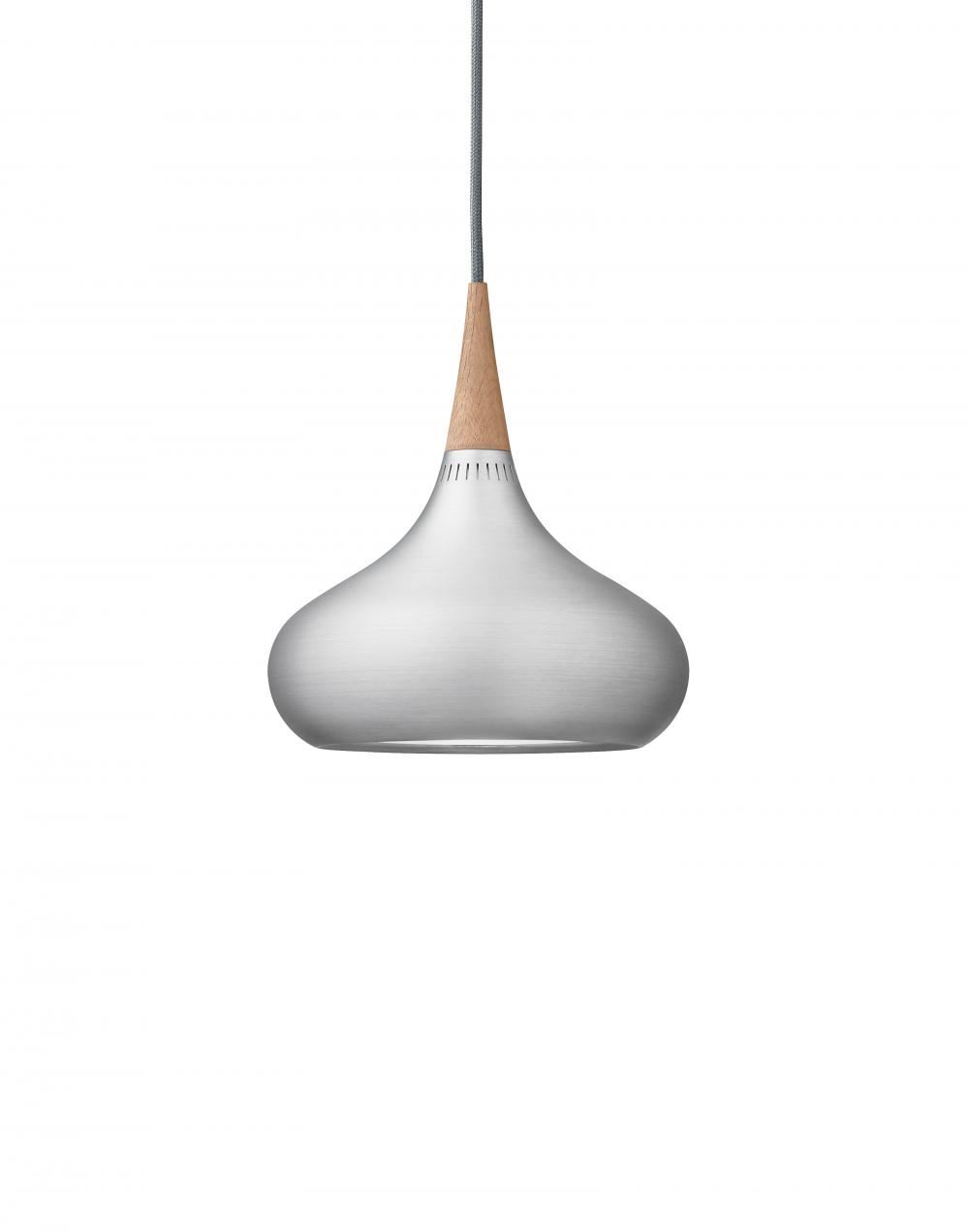 Fritz Hansen Orient Pendant P1 Aluminium Oak Silver Designer Pendant Lighting