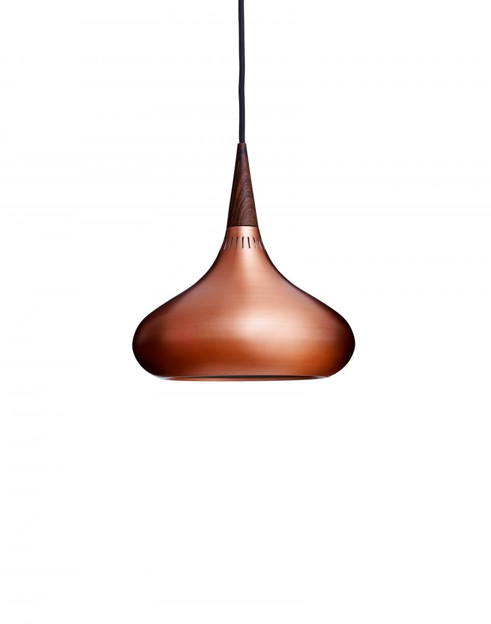 Fritz Hansen Orient Pendant P1 Copper Rosewood Designer Pendant Lighting