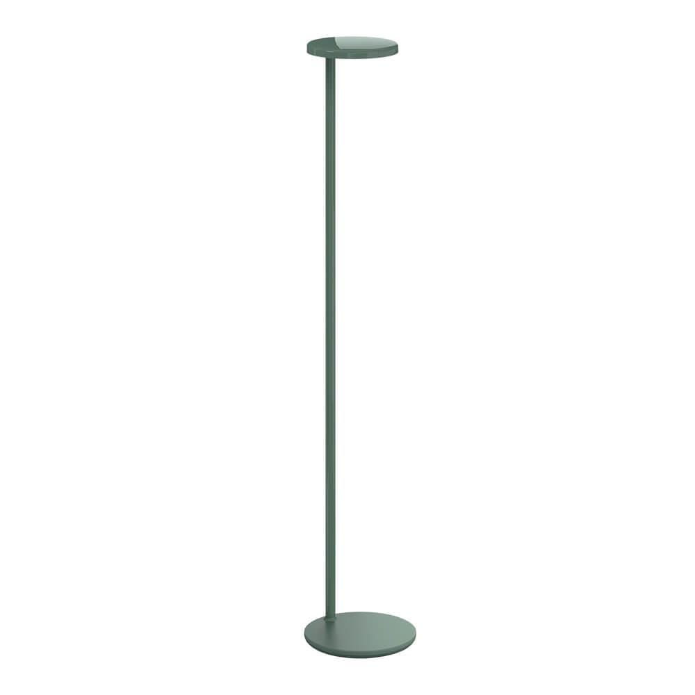 Flos Oblique Floor Light Glossy Sage Floor Lighting Green Designer Floor Lamp