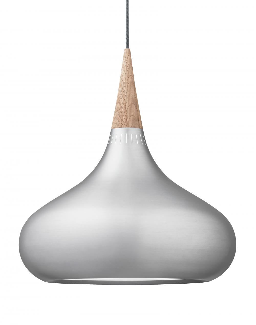 Fritz Hansen Orient Pendant P3 Aluminium Oak Silver Designer Pendant Lighting