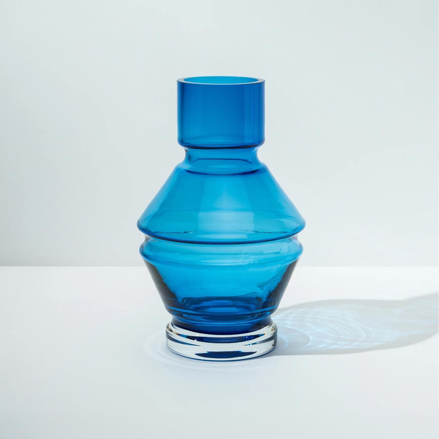 Raawii Rel166 Vase Aquamarine Blue Large Earthenware Blue
