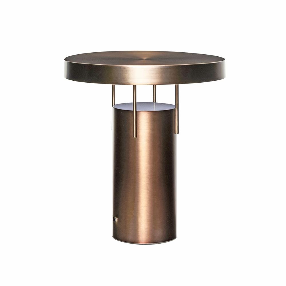 Bring Me Portable Rechargeable Lamp Burnished Brass Outdoor Lighting Outdoor Lighting Brassgold