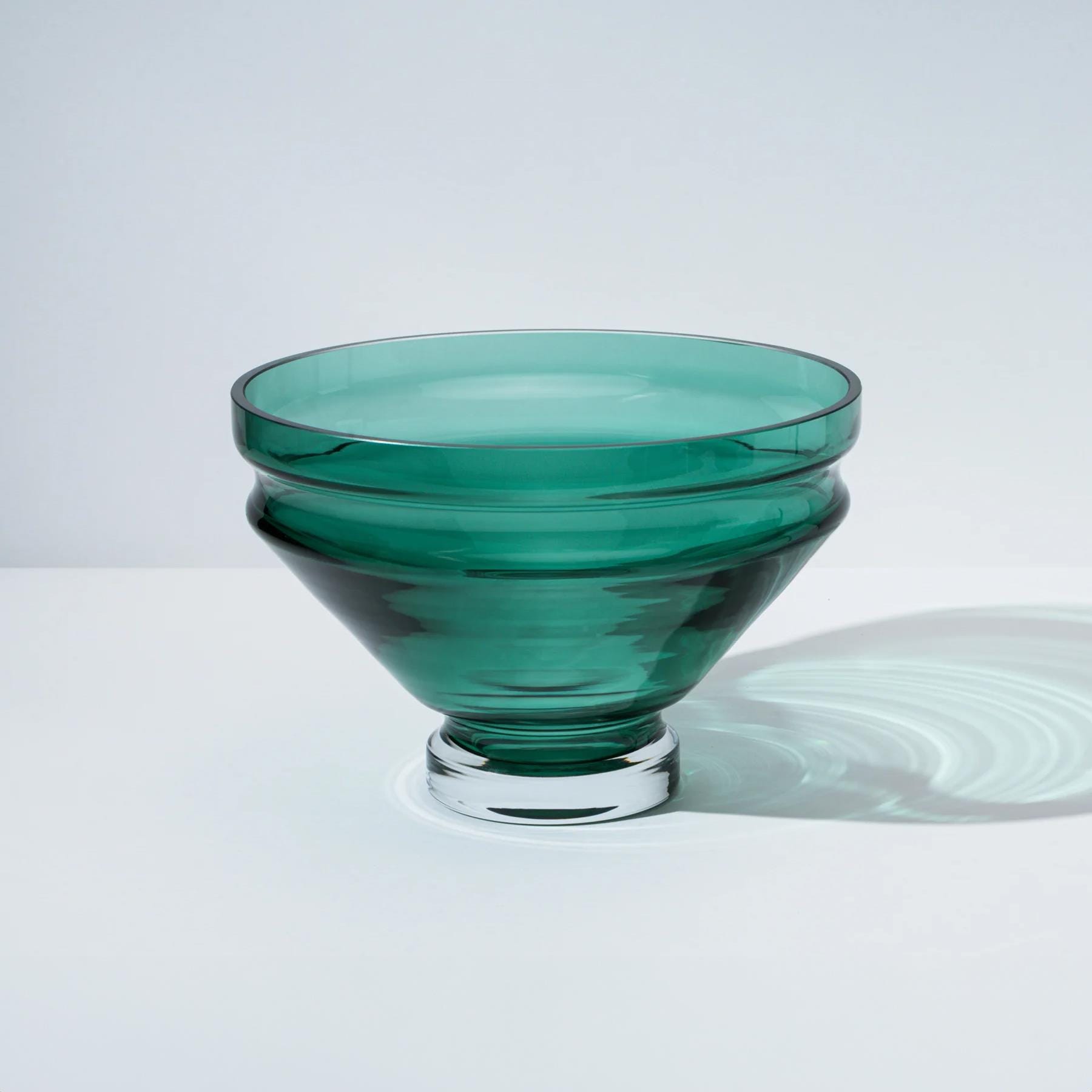 Raawii Rel166 Bowl Bristol Green Large Glass Green