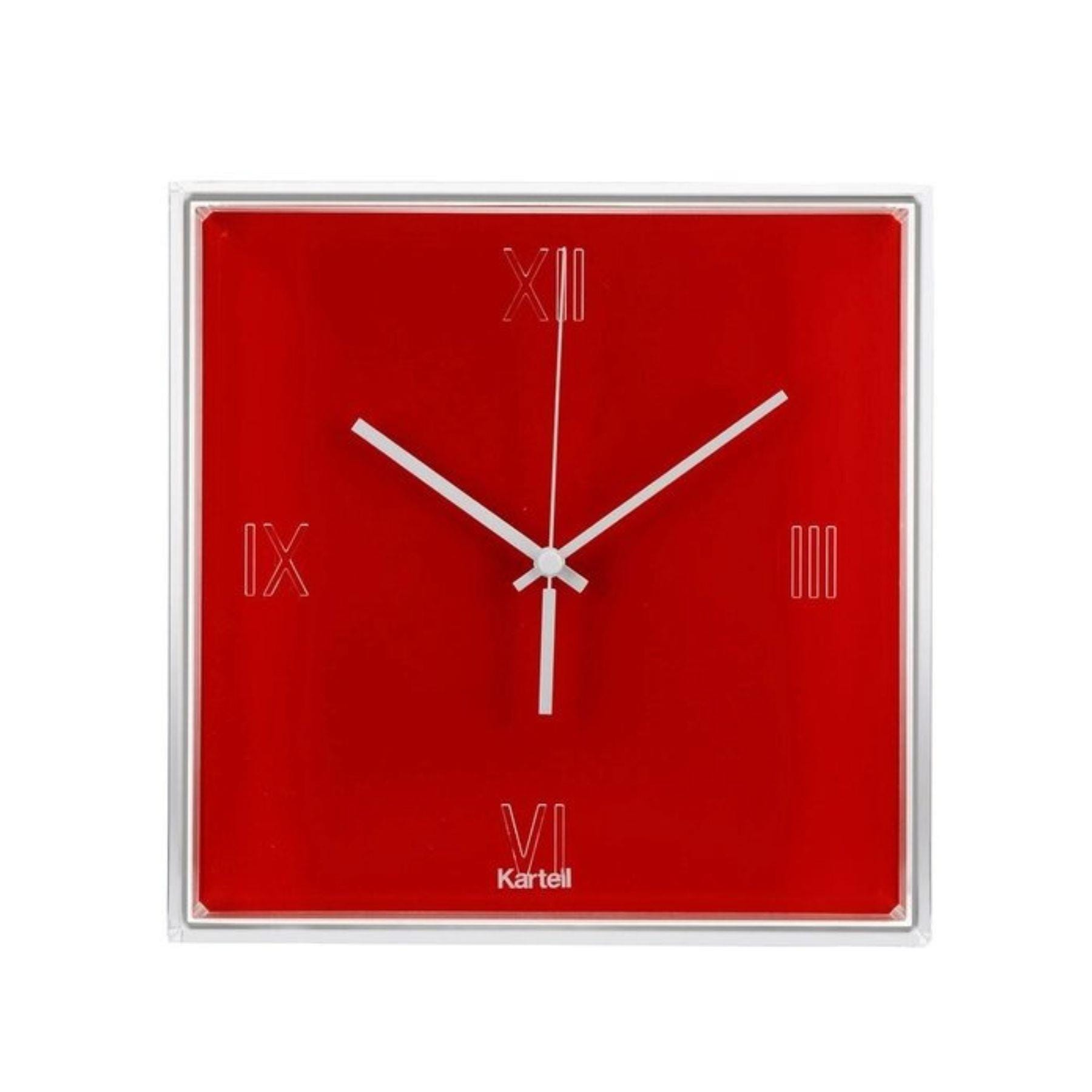 Kartell Tictac Clock Red