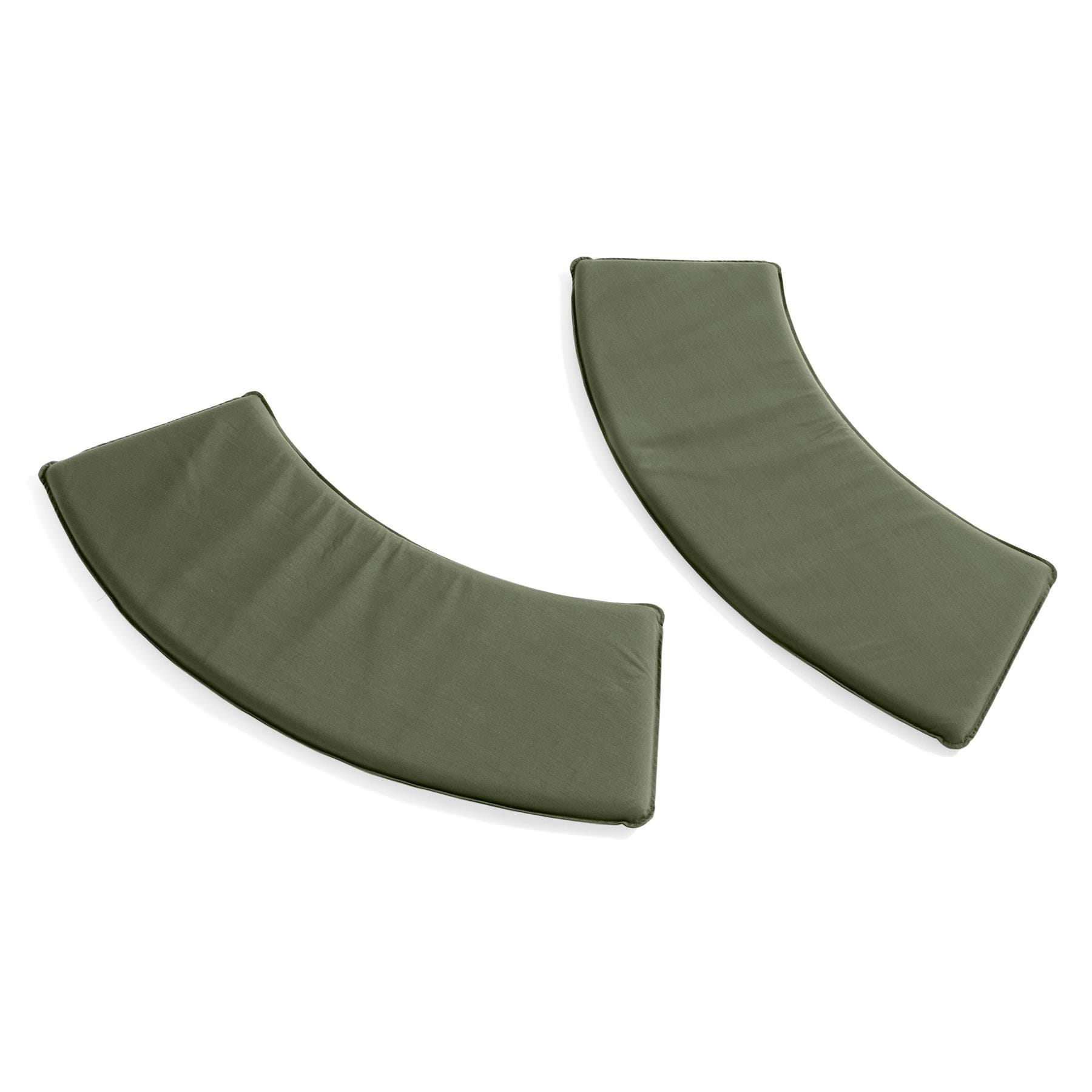Hay Palissade Park Bench Cushion Set Of 2 Olive Green Designer Furniture From Holloways Of Ludlow