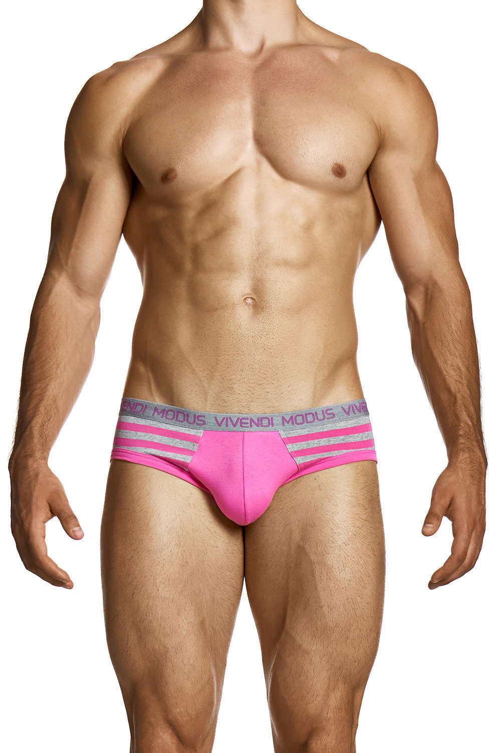 Modus Vivendi 80s Classic Brief men’s underwear hipster – eco-friendly cotton male underpants in retro stripes. Shop online. International delivery