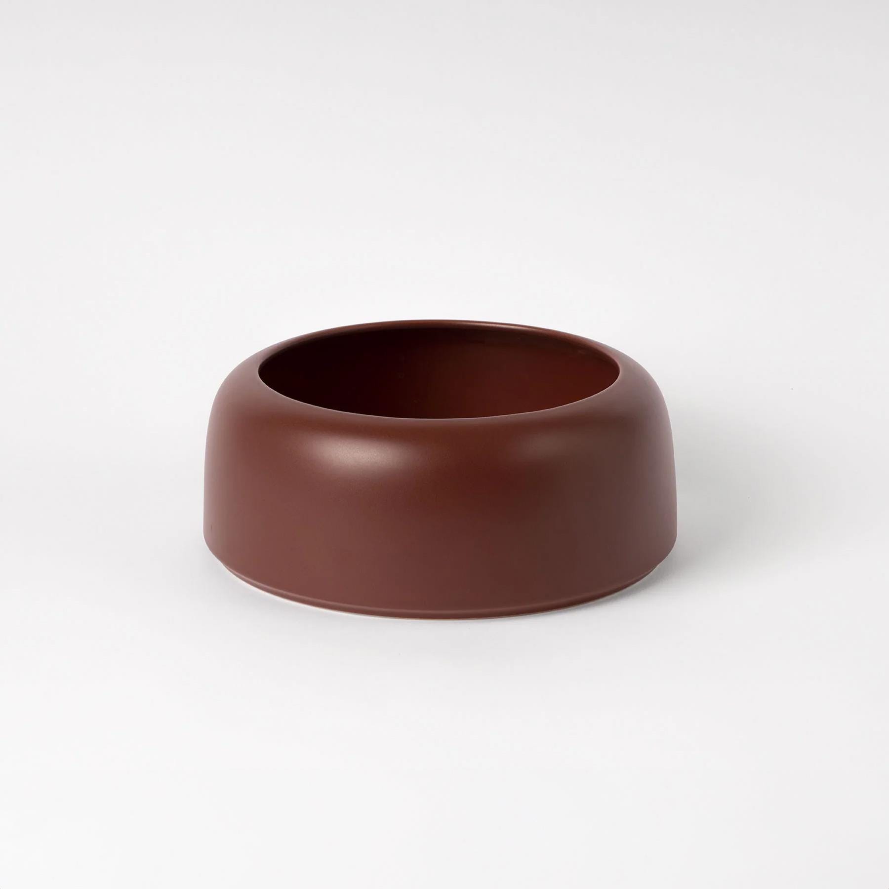 Raawii Omar Bowl 01 Tawny Earthenware Brown