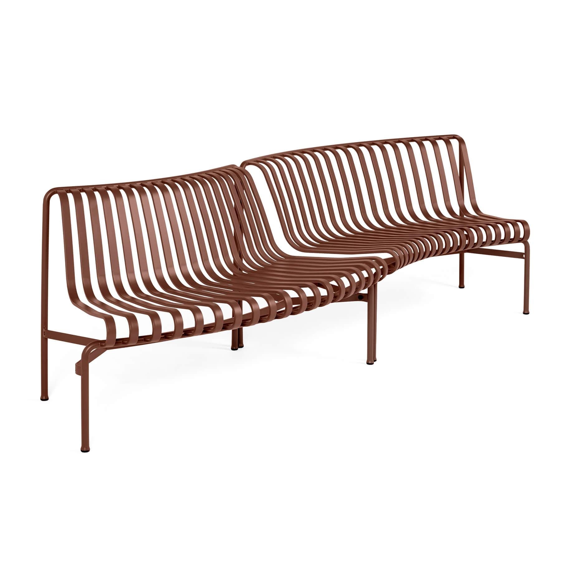 Hay Palissade Park Dining Bench In Out Iron Red Designer Furniture From Holloways Of Ludlow