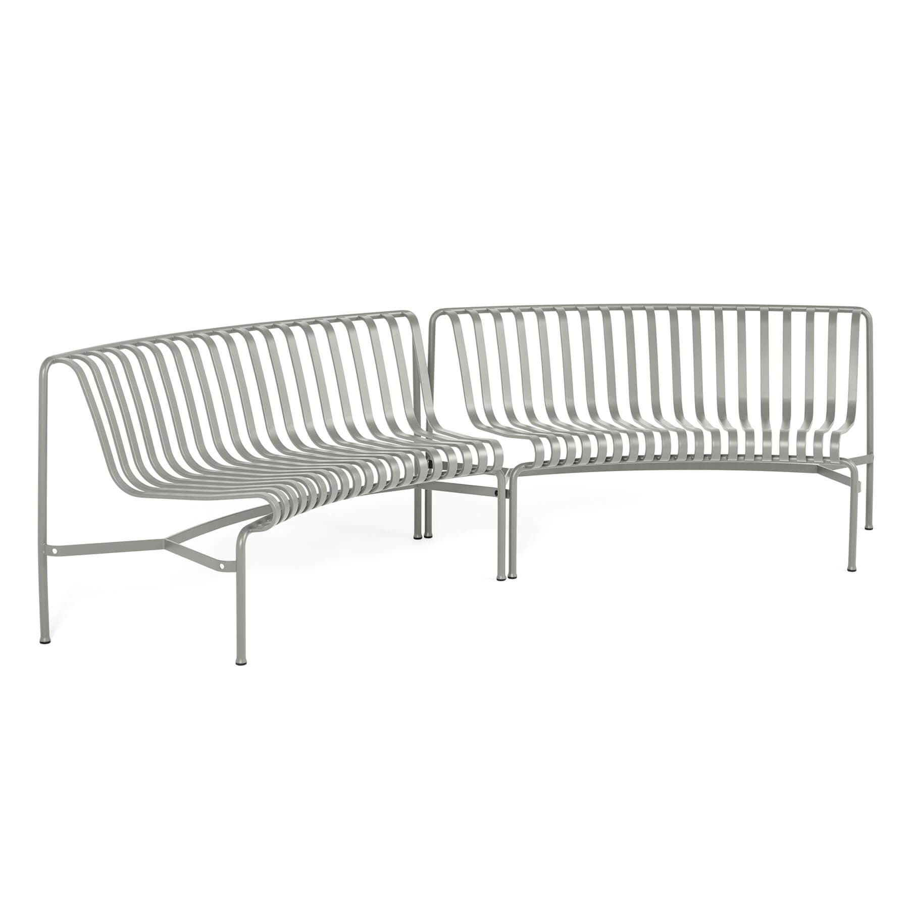 Hay Palissade Park Dining Bench In In Sky Grey Designer Furniture From Holloways Of Ludlow