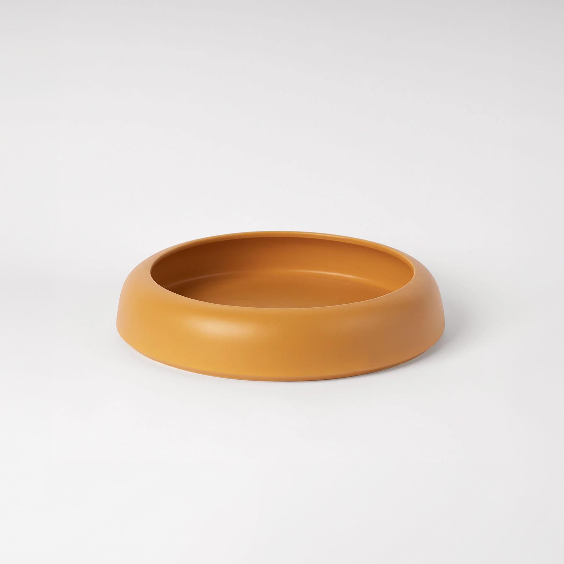 Raawii Omar Bowl 02 Mustard Earthenware Yellow