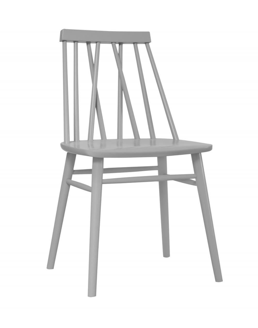 Non Dining Chair Beech Painted Light Grey None