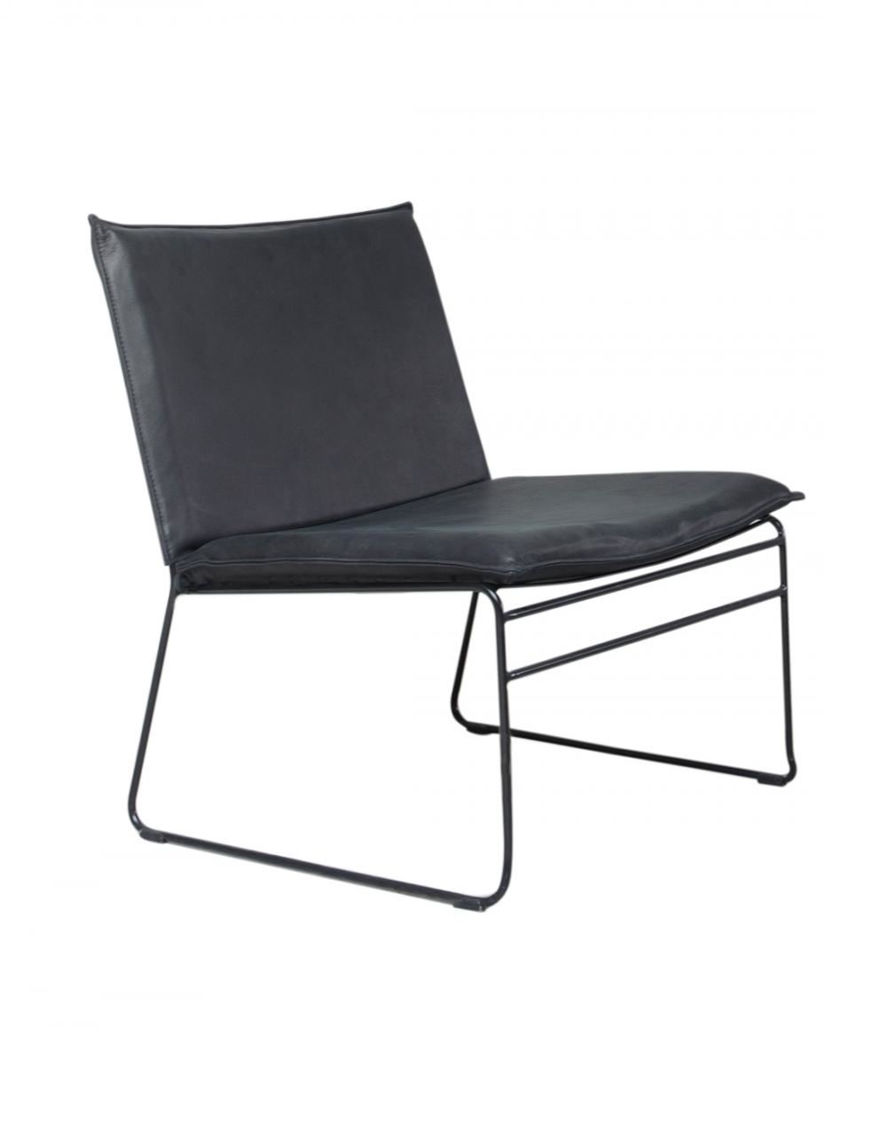 Kyst Lounge Chair Outdoor Lounge Chair With Black Cushion None
