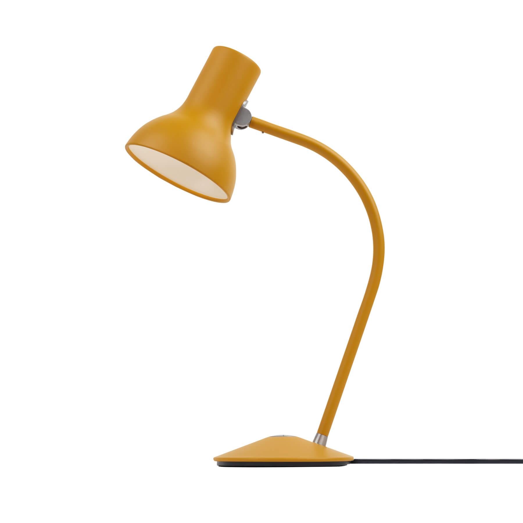 Anglepoise Type 75 Mini Table Lamp Tumeric Gold With Adjustable Arm