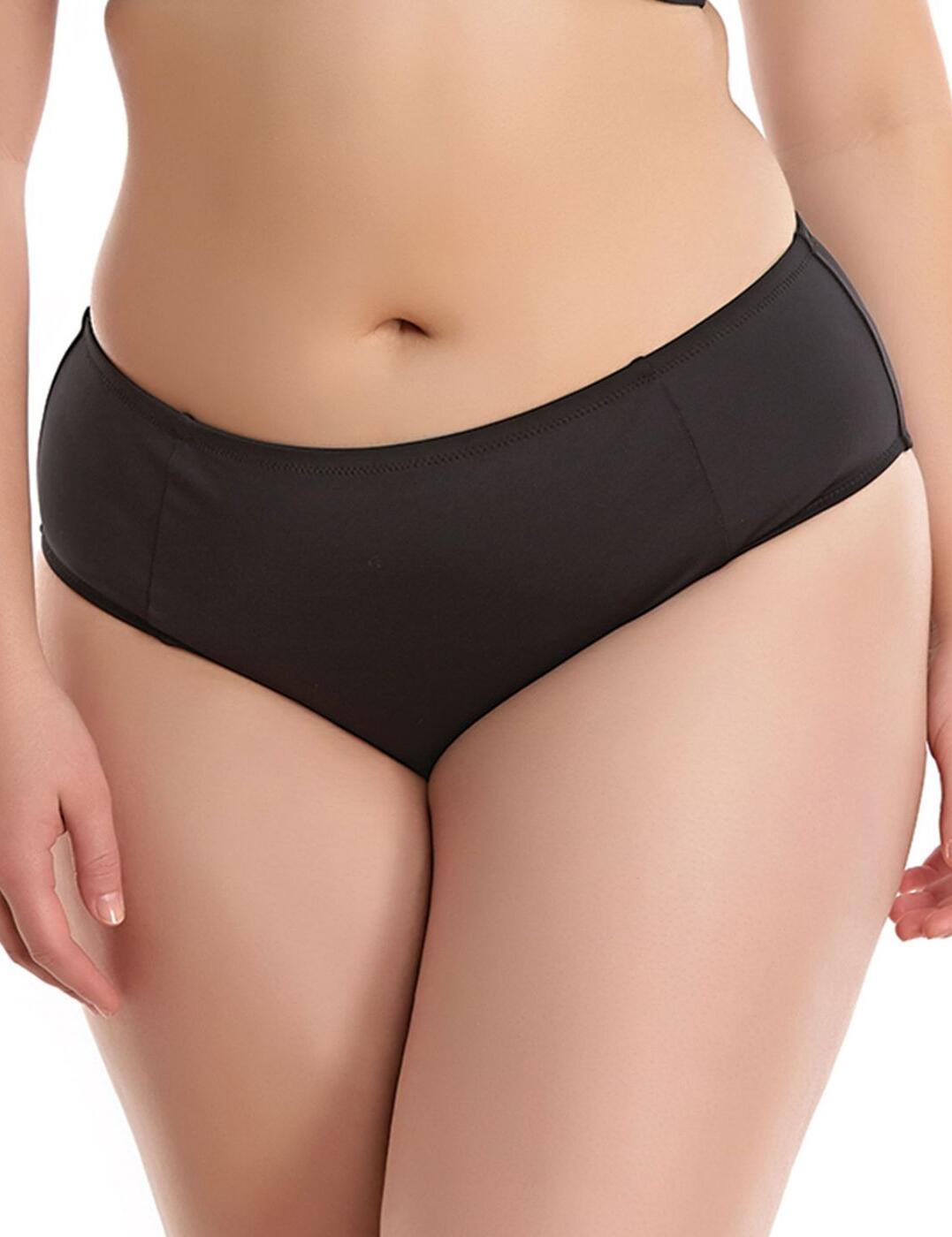 There is no better option for versatile swimwear than the Essentials collection from Elomi. These bikini briefs are made in a simplistic style that can be matched with almost any bikini top, making this an absolute must-have during the summer. The mid-rise waist and full rear coverage make these bikini briefs incredibly comfortable to wear, while the elastic control fabric securely shapes and holds your curves.