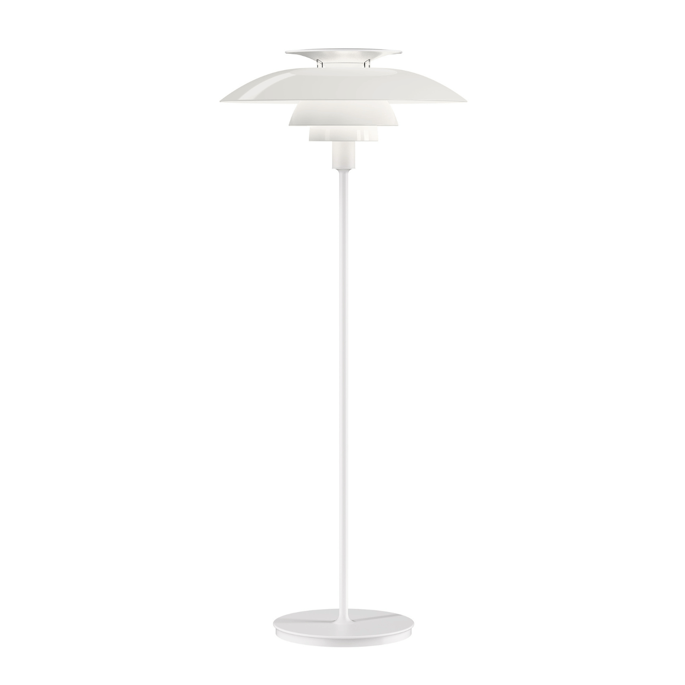 Louis Poulsen Ph80 Floor Lamp White Dimmer Floor Lighting Designer Floor Lamp
