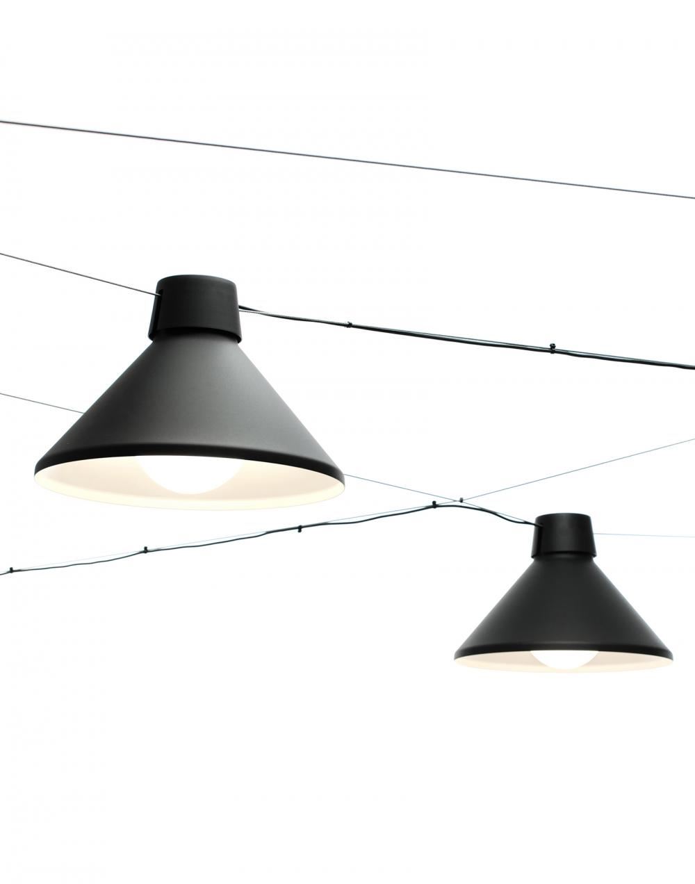 Zero Daikanyama Pendant With Wire Fitting Black Designer Pendant Lighting