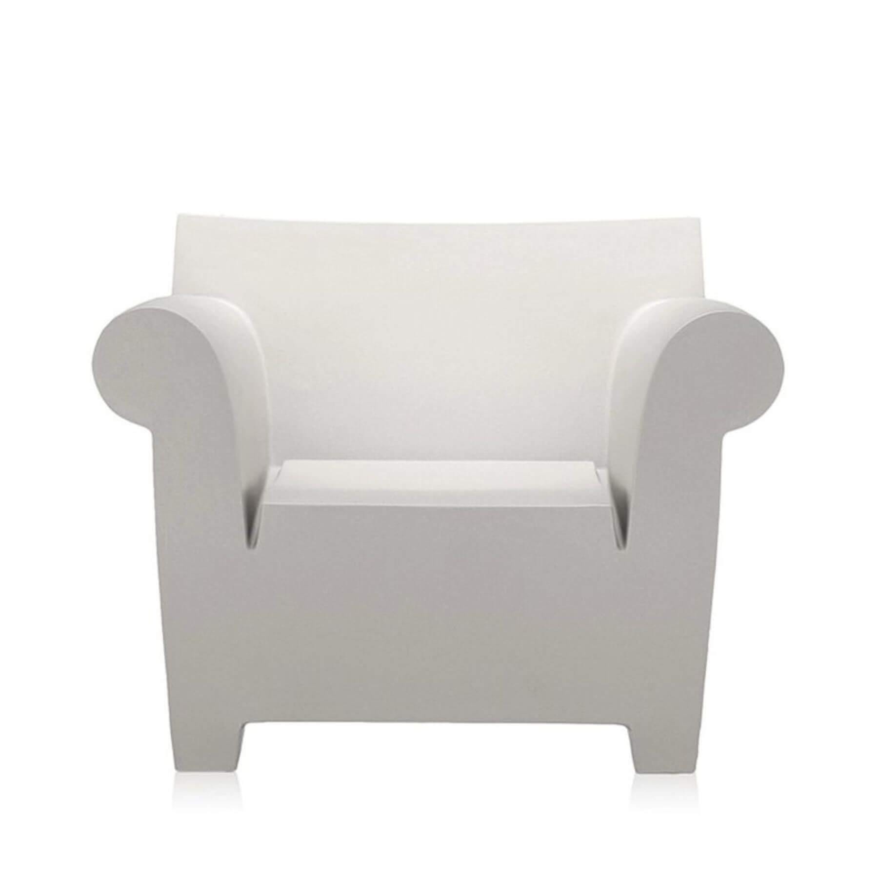 Kartell Bubble Club Armchair Zinc White Designer Furniture From Holloways Of Ludlow