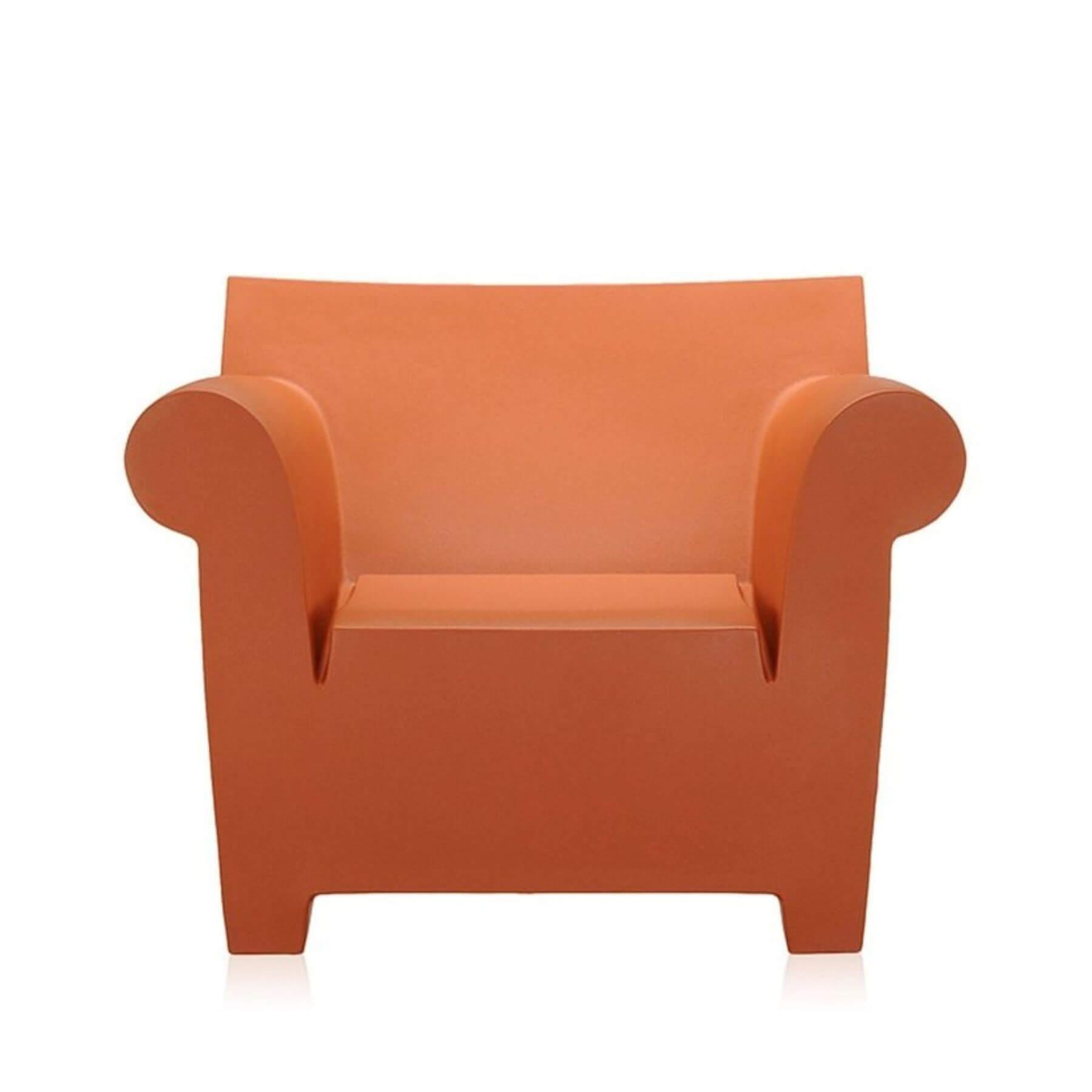 Kartell Bubble Club Armchair Earth Red Designer Furniture From Holloways Of Ludlow