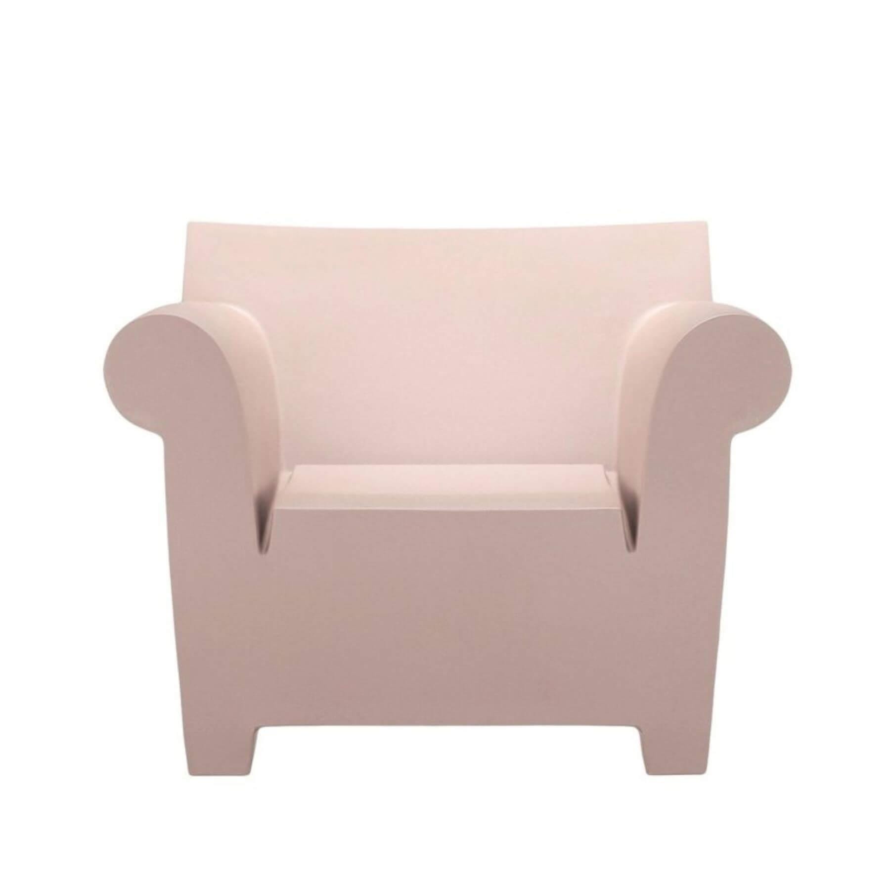 Kartell Bubble Club Armchair Dusty Pink Designer Furniture From Holloways Of Ludlow